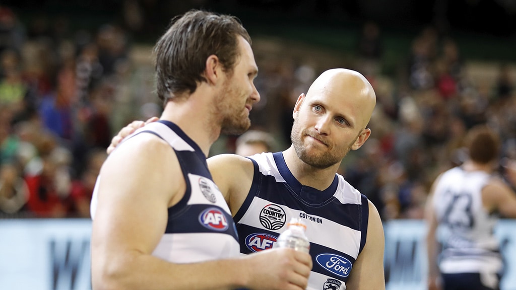 dangerablett090519.jpg Will Patrick Dangerfield and Gary Ablett play? - AFL,Geelong Cats,Patrick Dangerfield,Gary Ablett,Fantasy,Injuries